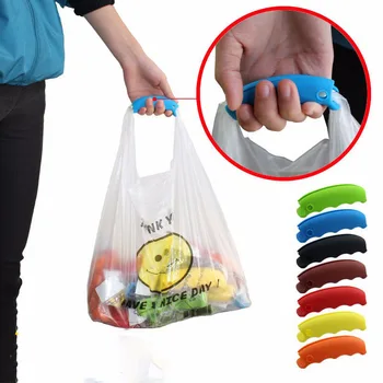 

200pcs Silicone Shopping Bag Basket Carrier Grocery Holder Handle Comfortable Grip Popular Carry Shopping Basket Grip ZA0830