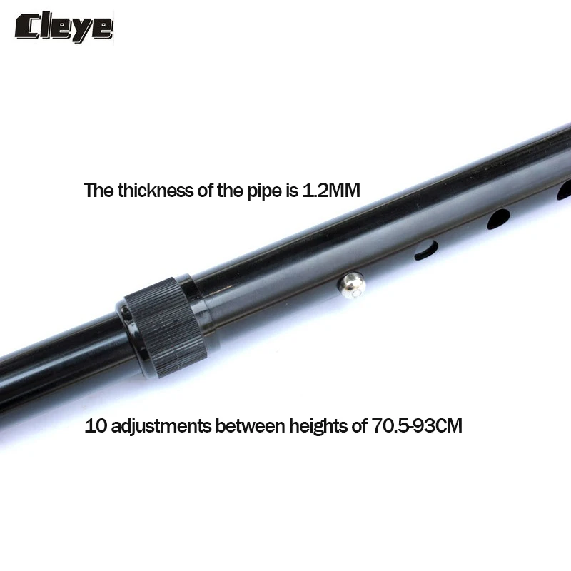 Cleye Professional Old Man Walking Stick Retractable Aluminum Alloy Crutches Anti-slip Elderly Rubber Walking Cane For Elders 