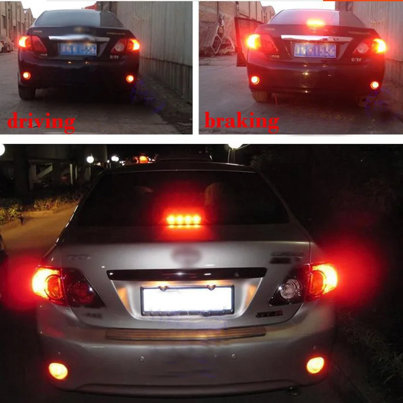 2 шт. Светодиодный отражатель заднего бампера для Nissan/Qashqai/Toyota Sienna/Corolla Scion Trail стоп