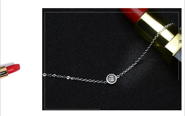 Циркон звено цепи браслет для женщин нержавеющая сталь Женский Высокое качество Классический Простой Tiff Дизайн Ювелирные изделия друг подарки