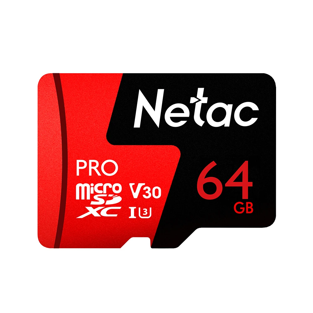 Netac 64 GB 128 GB 128 gb 64g Pro TF карты памяти хранения данных V30/UHS-I U3 высокое Скорость до 98 МБ/с