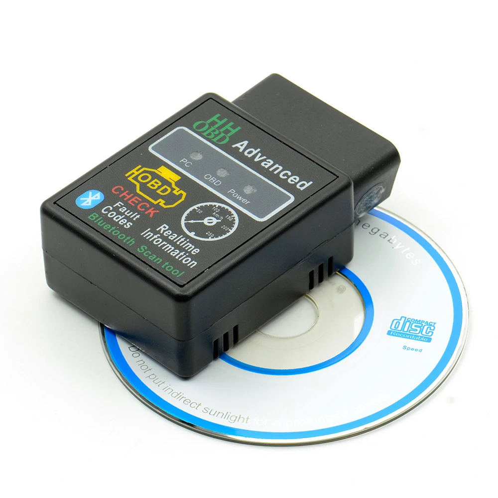 HH OBD Мини ELM327 Bluetooth OBDII автоматический сканер Мини elm327 obd2 автомобильный диагностический инструмент ELM 327 работает на Android Крутящий момент