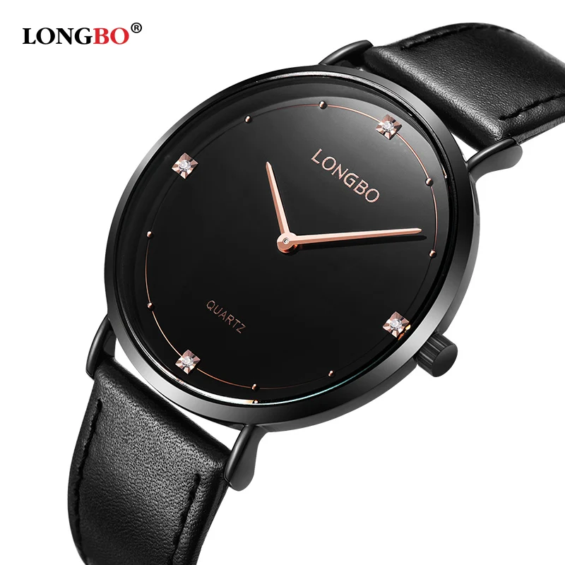 Модные брендовые часы Longbo новинка модные для влюбленных Роскошные высокое