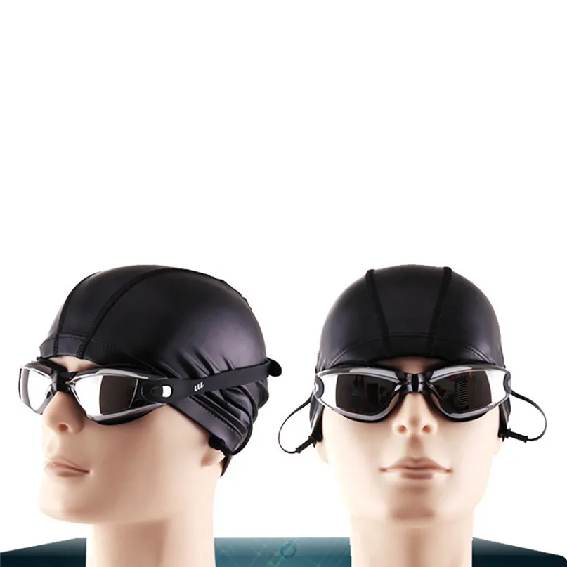 Comfortable Swimming Goggles Anti-fog Swimming Goggles Men Women Adult Swimming Glasses With Ear Plug #2y17  (2)