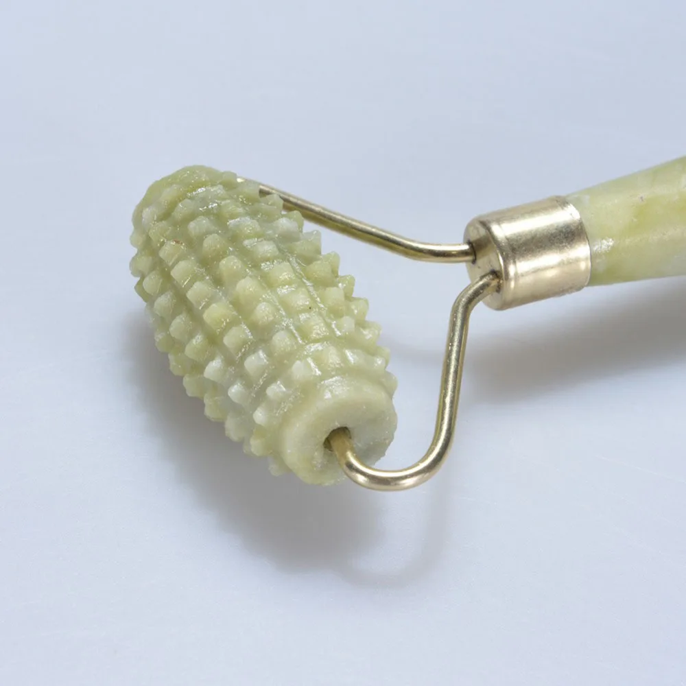 Нефритовый каменный ролик 1 шт. игла Derma массажный для лица шеи спа массажа тела