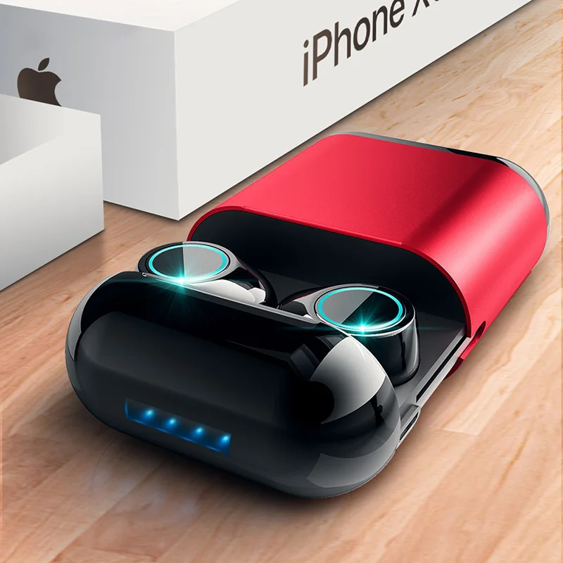 

Teamyo S7 TWS Bluetooth Earphone Wireless Bluetooth Headset Stereo Wireless Headphone with Charging Box Bluetooth Earbuds