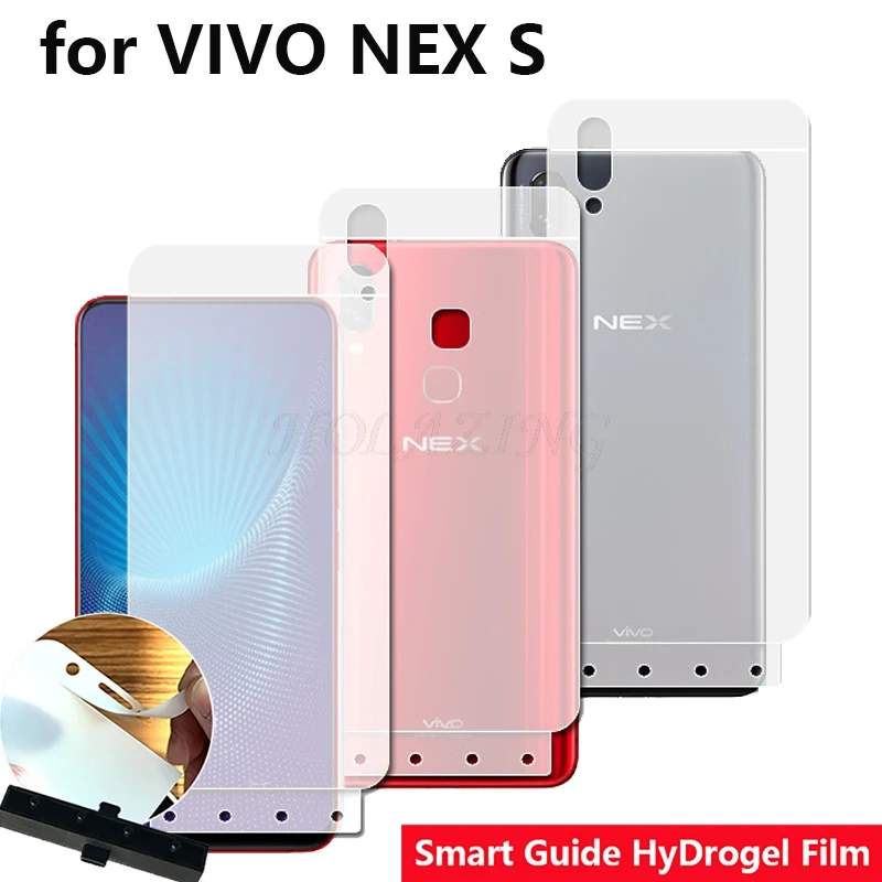 

Smart Guide Tool Soft AUTO Fixed Hydrogel Film Full Cover Screen Protector for VIVO NEX S 6.59" Optional Front & Back