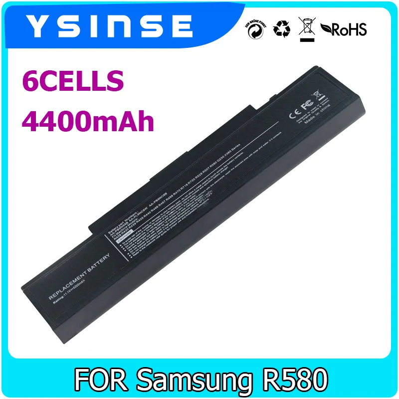 Ysinse ноутбука Батарея для Samsung AA PB9NS6B PB9NC6B R580 R540 R519 R525 R430 R530 RV511 RV411 RV508 R510 R528 Aa