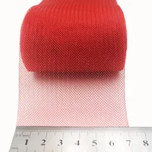 [IuBuFiGo] 2,7" 7 см плоский простой конский волос кринолиновая коса сетка для женщин chronolin 100 Ярд/лот#31 цвет