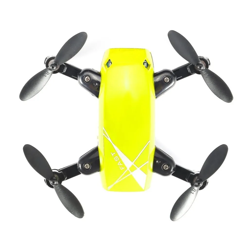 S9W складной RC Мини Дрон Карманный Дрон микро Дрон вертолет с wifi FPV 0.3MP камера 360 градусов