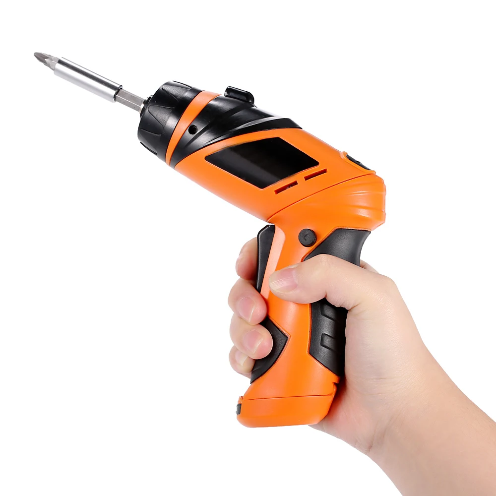 

6Volt Electric Screwdriver Cordless Drill Mini Wireless Power Driver DC Lithium-Ion Battery Repair Tool Kit with LED Light