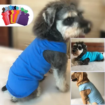 

Pet Dog Clothes Monochrome Dog Vest Spring Summer Models Solid Color for Puppy to Large Dogs Vest