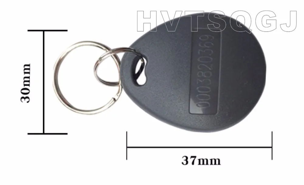 

500pcs RFID Keychain Tag Keyfob 125KHz TK4100 programmable key fob