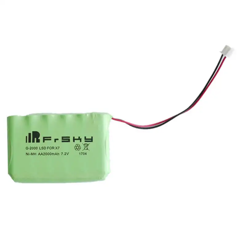 

New Arrival Frsky ACCST Taranis Q X7 Transmitter Spare Part 7.2V AA 2000mAh NiMH Battery For RC Models Drone Remotr Control