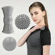 3 шт. подошвы обуви фитнес Йога массажные шары для глубокого восстановления мышц ладони расслабления мяч с пупырышками здоровья мяч