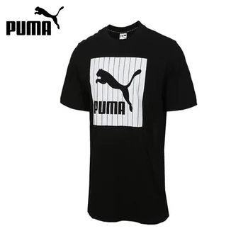 

Original New Arrival PUMA Pinstripe Graphic Tee Men's T-shirts short sleeve Sportswear