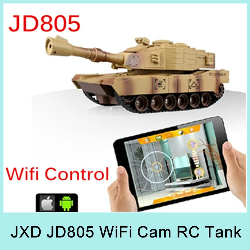 JXD JD805 Wifi RC Remote Control Tank With Camera Video Support IOS