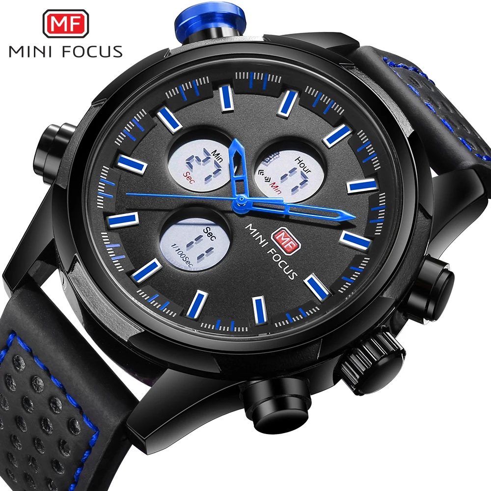 

MINIFOCUS Military Sport Watch Men Top Luxury Electronic LED Digital Wrist Watches For Male Clock Relogio Masculino MF0066G.01