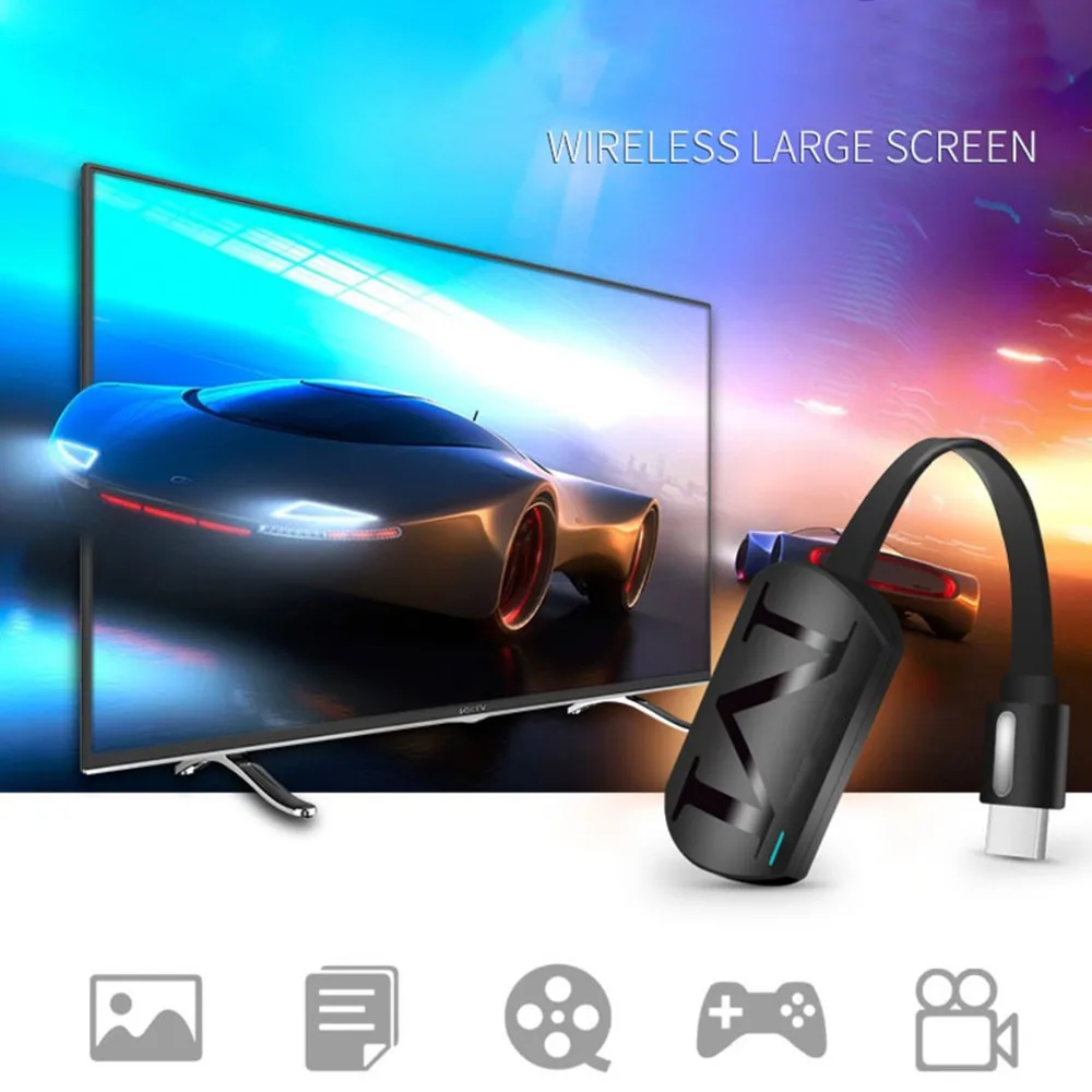 SOONHUA 1080 P HD ТВ Stick беспроводной WiFi Дисплей приемник ключа MiraScreen Miracast Airplay отзеркаливание DLNA к HDTV проектору