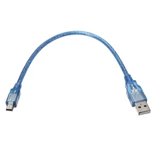 New USB 2.0 A Male to Mini USB B 5pin Male Data Cable Cord Adapter Converter 1FT