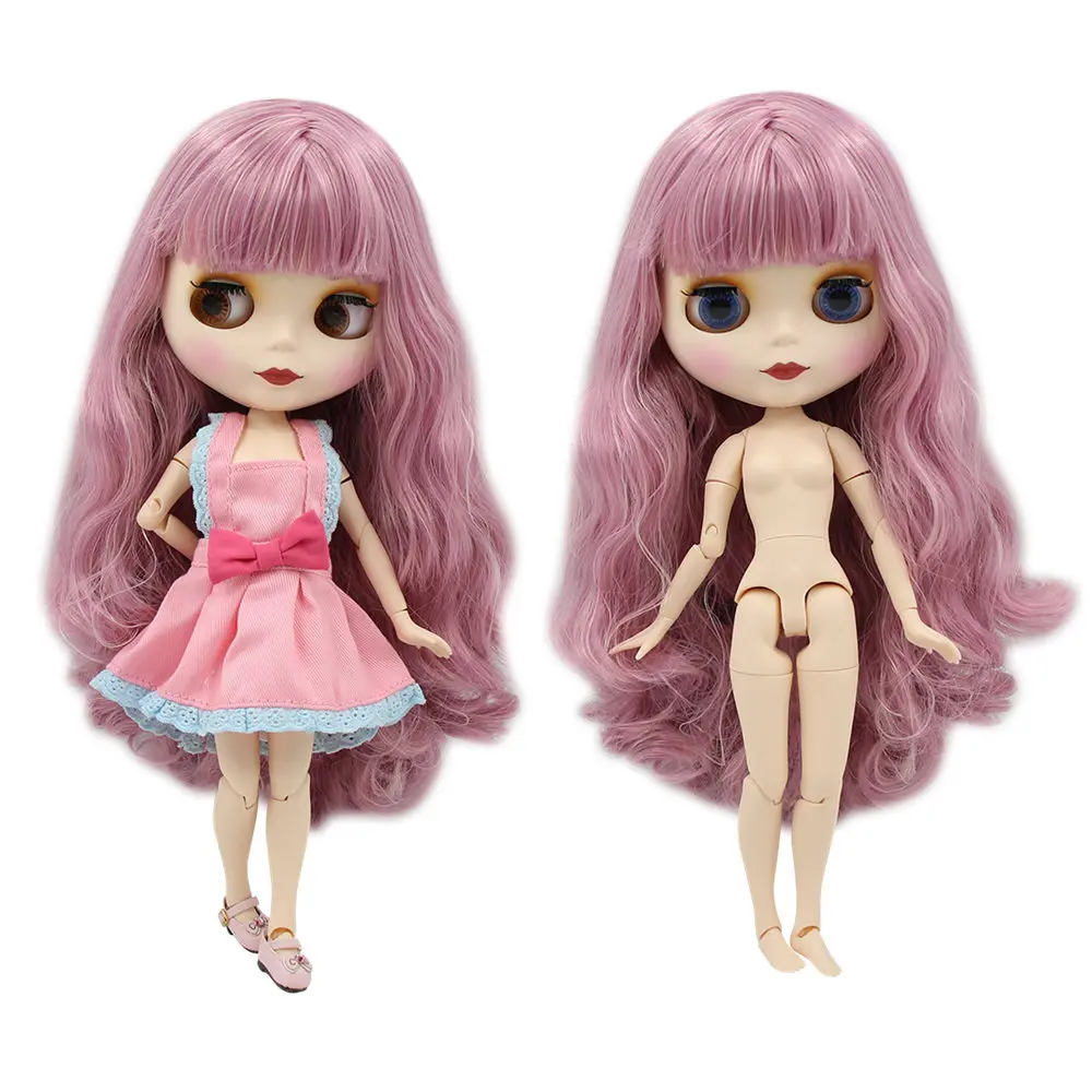 Blyth кукла ледяная фабрика шарнирное тело DIY обнаженные игрушки BJD модные куклы девочка подарок Специальное предложение Горячая Распродажа с лицом оболочки ручной набор A& B