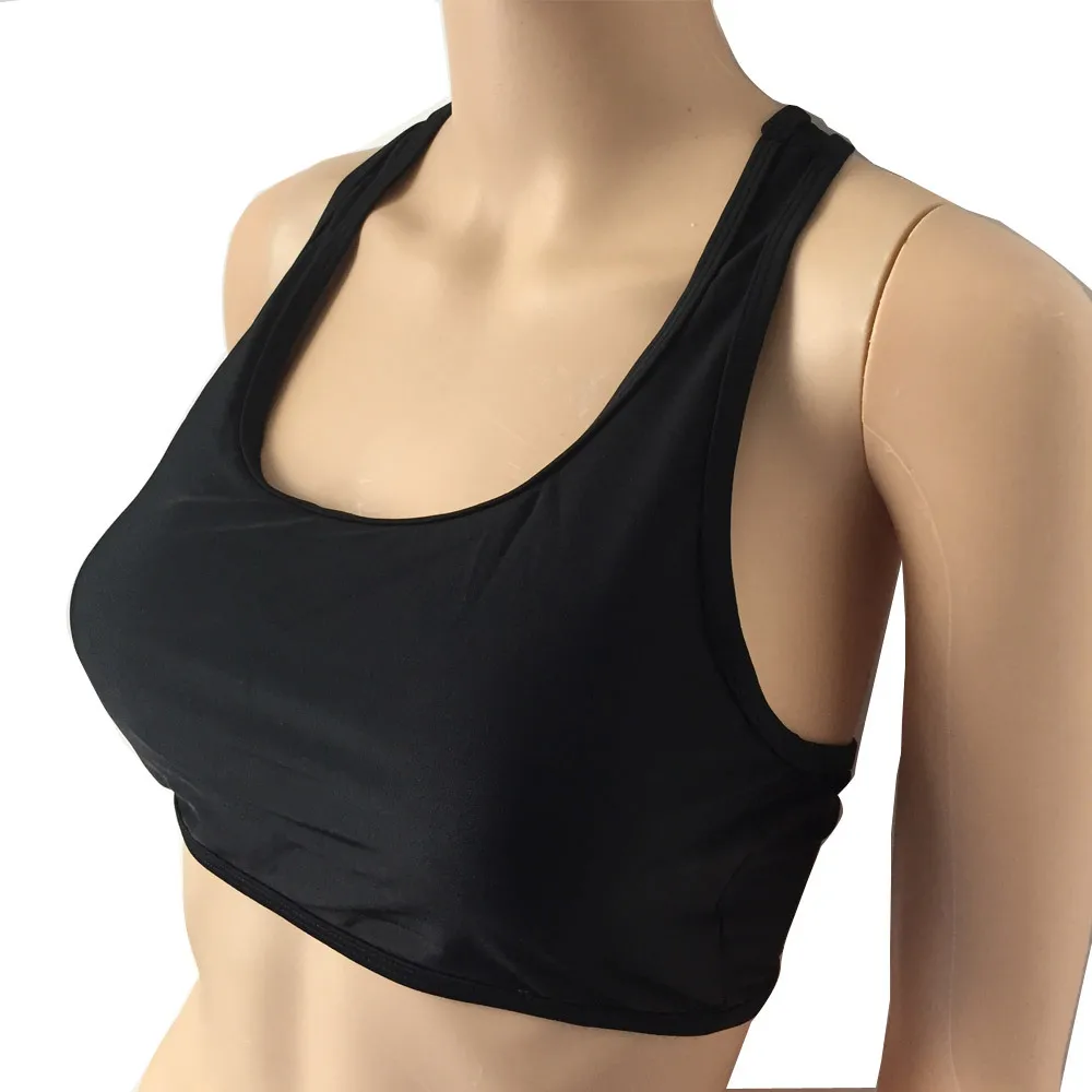 

New Women Sports Bra, Stretch Push Up Padded Fitness Muslim Vest Breathable Seamless Underwear Yoga Running Tops