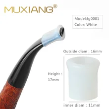 Ru MUXIANG 1 100 шт./лот Защитная резиновая насадка для табачной трубки