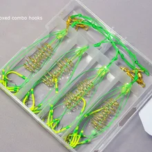 Сильный и острый крючок для рыбалки на озере, особенно для глубоководных, всего 10 коробок