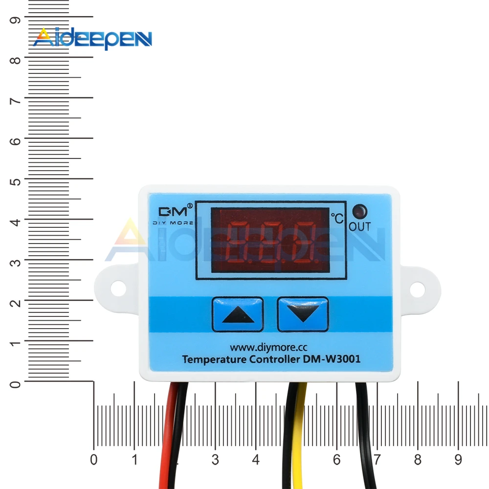 XH-W3001 W3001 контроллер температуры цифровой светодиодный контроллер температуры термометр термо контроллер переключатель зонд DC 12 В