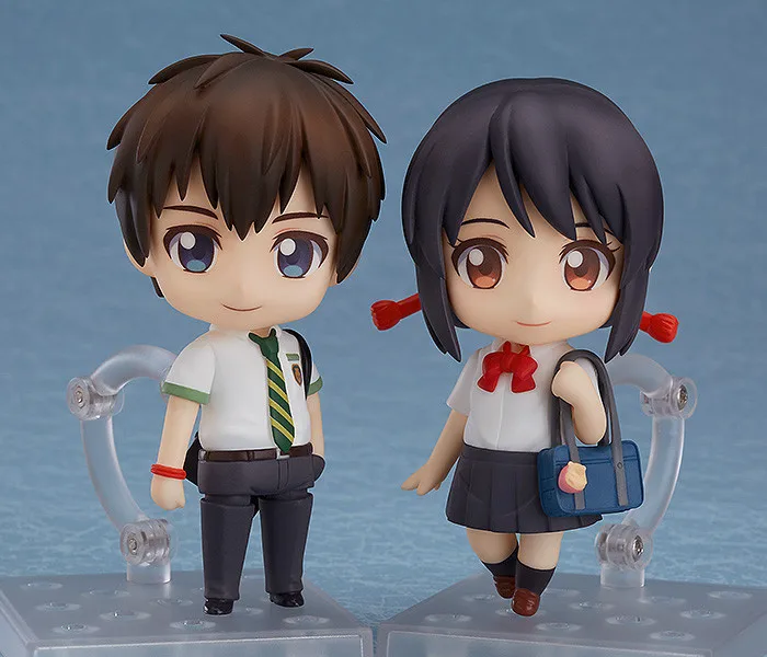 

Movie Your Name Figure Kimi No Na Wa Cute Nendoroid Tachibana Taki 801 Miyamizu Mitsuha 802 Action Figures Dolls Toy Gift
