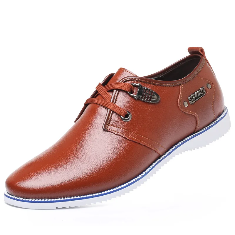 

AECBUY Men Wedding Shoes Shoes Men Leather Genuine Slip on Men Dress Shoes Business Shoes Mens Loafers LeatherNZZXTA4
