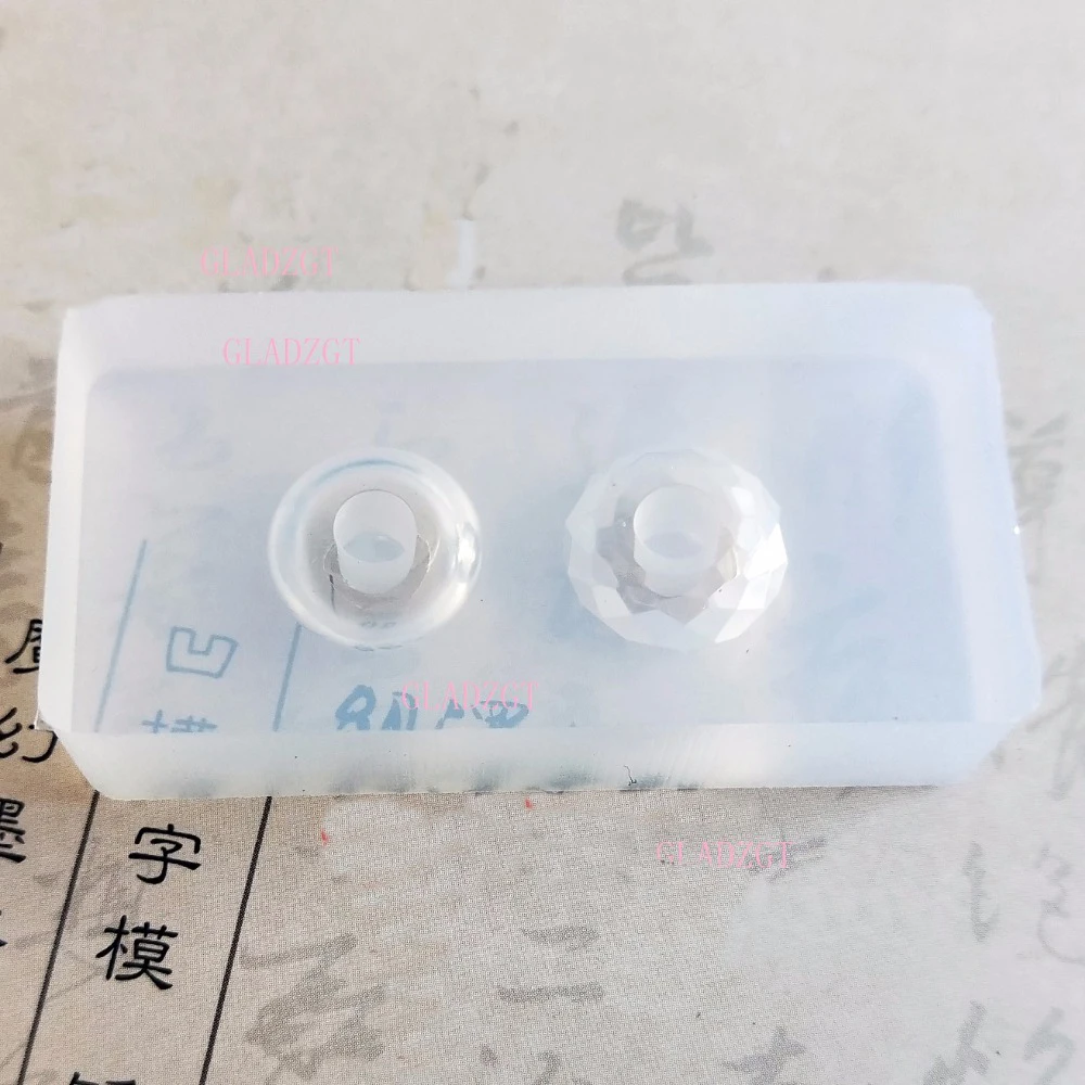 

GLADZGT Silicone mold Beads Pendant Clear Mold DIY Bracelet Tool Hand Craft Jewelry Making Mould resin molds for jewelry