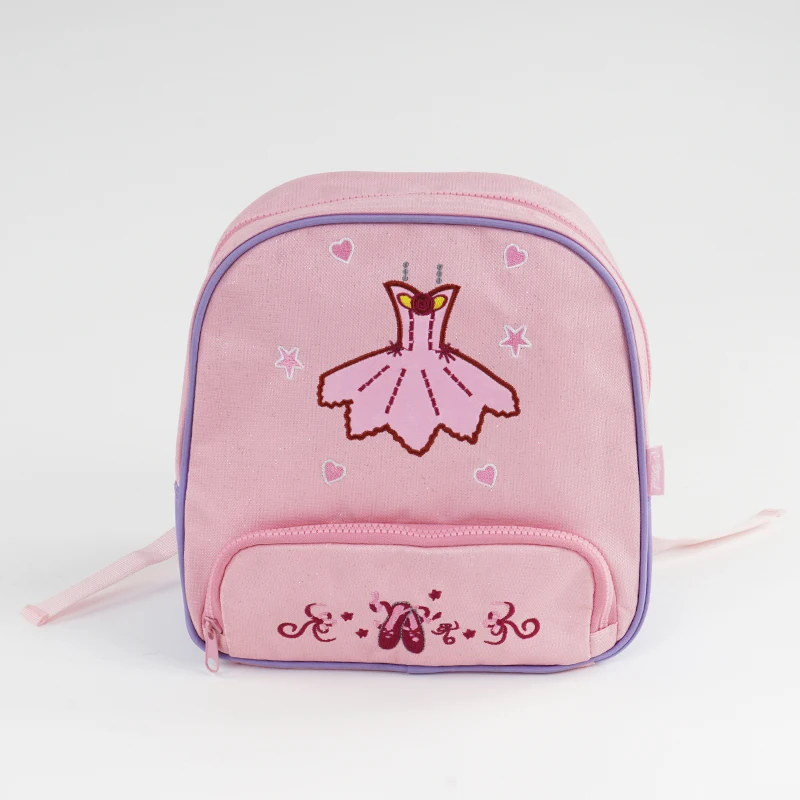 Us 10 06 5 Off Pink Ballet Backpack Bag Canvas Child Dance Ballerina Kids Dancer S Handbag For School Bags 2 15y In