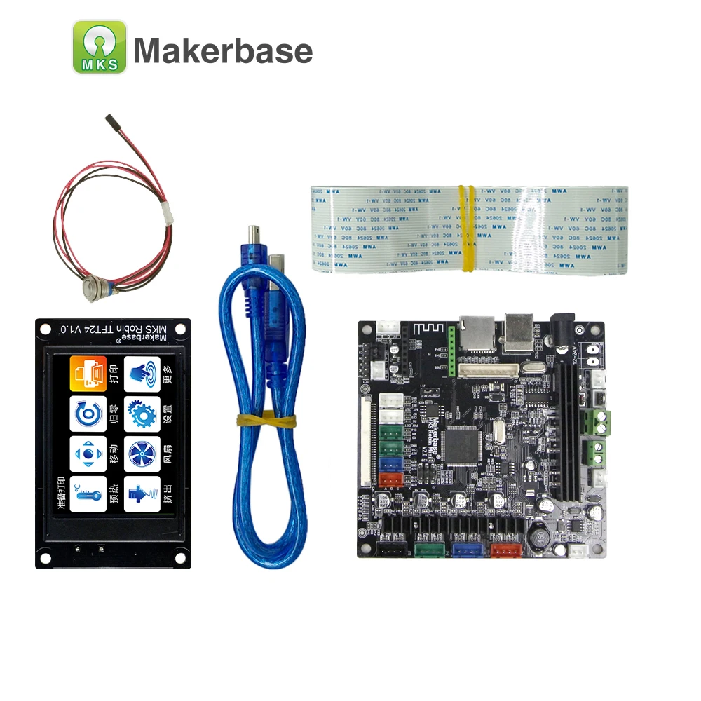 MAKERBASE 3D printer board STM32 MKS Robin mini with 2.4 inches TFT ...
