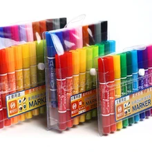 Двухсторонняя щетка набор маркеров на основе чернил Акварельная кисть эскизный карандаш маркер ручка для манги школьные принадлежности