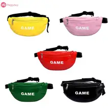 5 ярких цветов, милые модные, привлекательные, простые, на молнии, повседневные, с надписями, Женские поясные сумки, сумка на плечо, нагрудные сумки