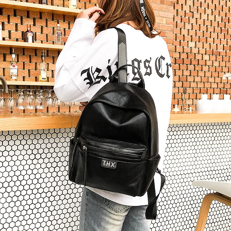 Fashion Glitter Women Backpack big capacity  PU Leather Teenage Girls School Bag Large Female backpacks for travelling red black (13)