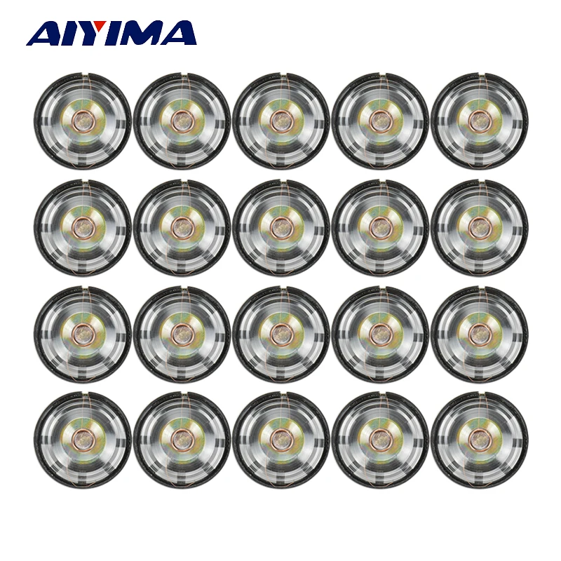AIYIMA портативный мини динамик 20 шт. DIY аудио наушники s 29 мм 8 Ом 0 25 Вт игрушечная