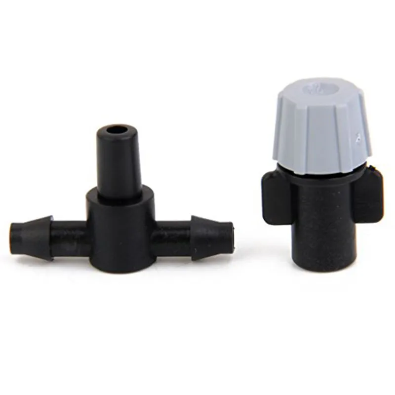 20pcs Sprinkler Heads Nozzle + Tee joints for Misting Watering Irrigation Irrigation Sprinkler Heads Garden Supplies (5)