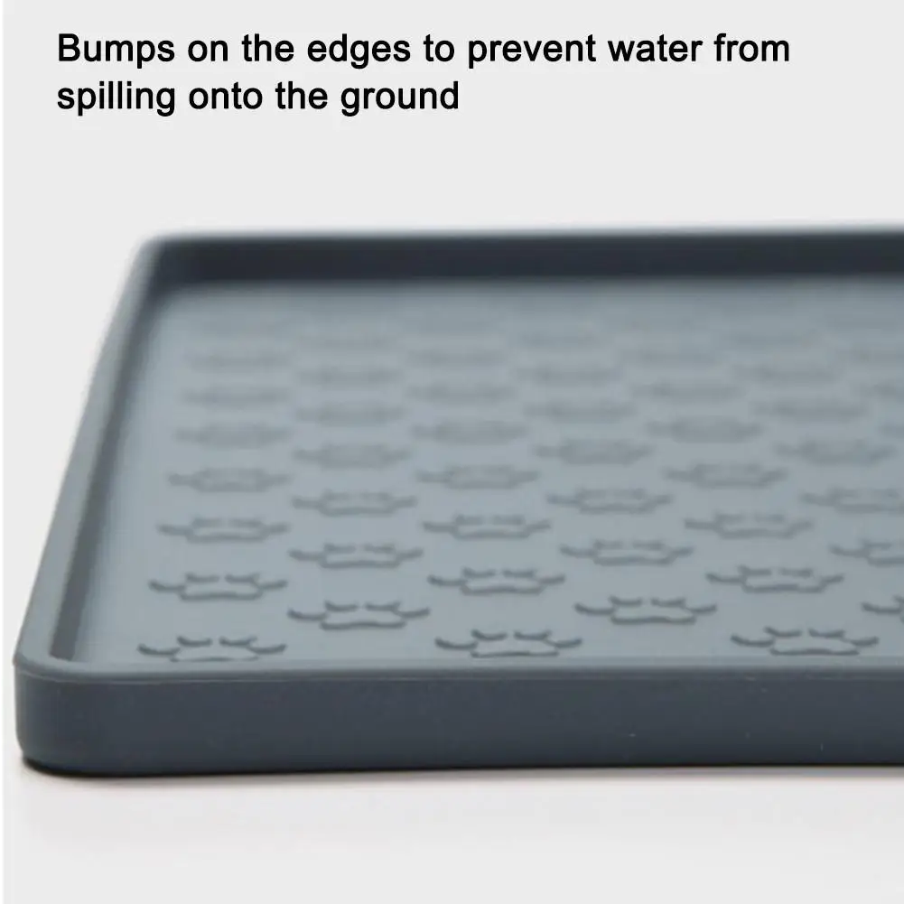 Прочные силиконовые коврики для домашних животных нетоксичные подушечки водонепроницаемые Нескользящие герметичные коврики для собак легко носить с собой кошачьи салфетки