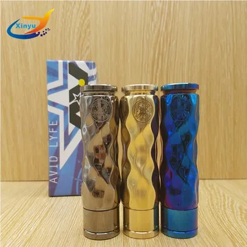 

HOT Avidlyfe mod Avid lyfe 18650 Battery 510 Thread Mechanical MOD 24mm diameter mod e-cigarette Vaporizer For RDA RTA TANK