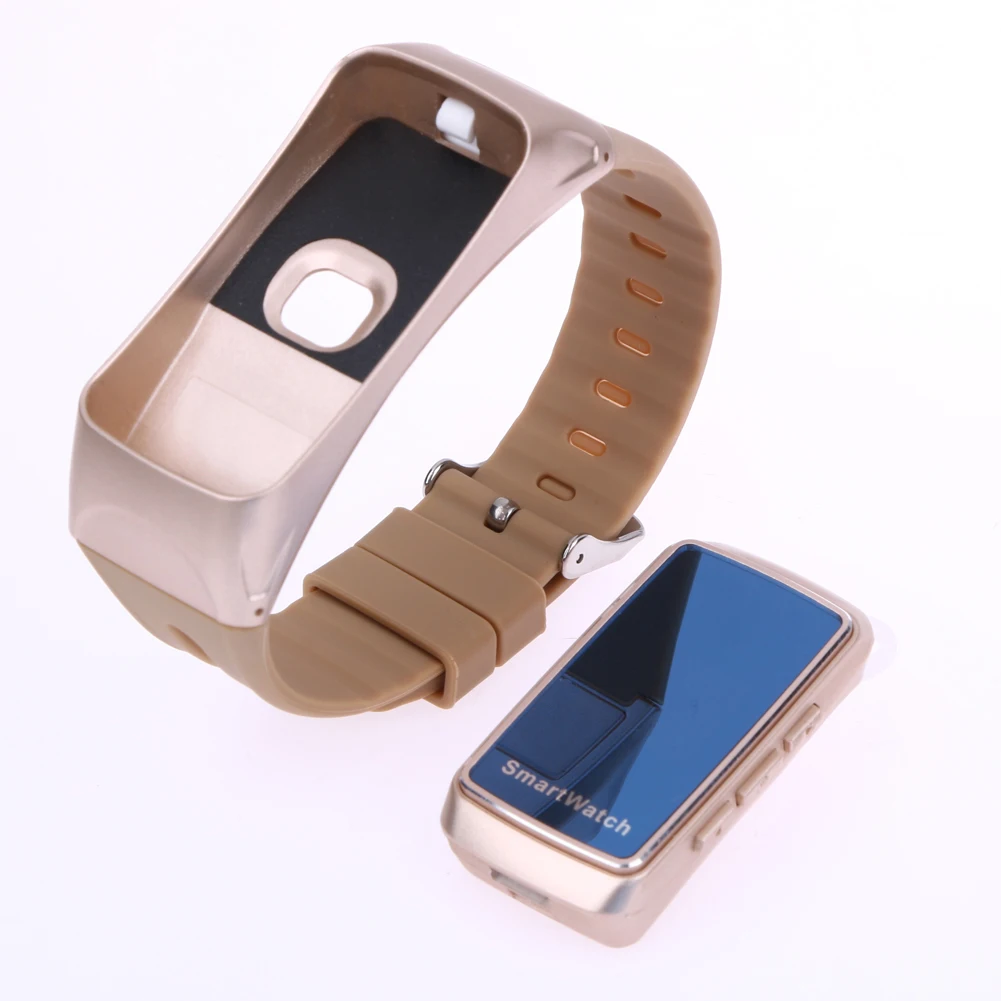 Smart Bracelet B7 Bluetooth Earset Style Heart Rate Monitor Smart Watch 0 71 OLED Screen Business