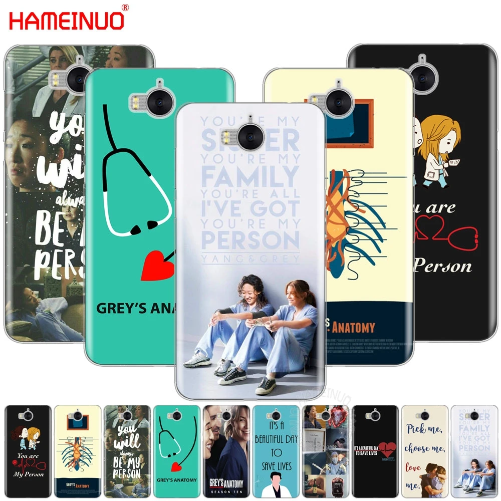 You're My Person Greys Anatomy cell phone Cover Case for huawei honor 3C 4X 4C 5C 5X 6 7 Y3 Y6 Y5 2 II Y560 Y7 2017 | Мобильные