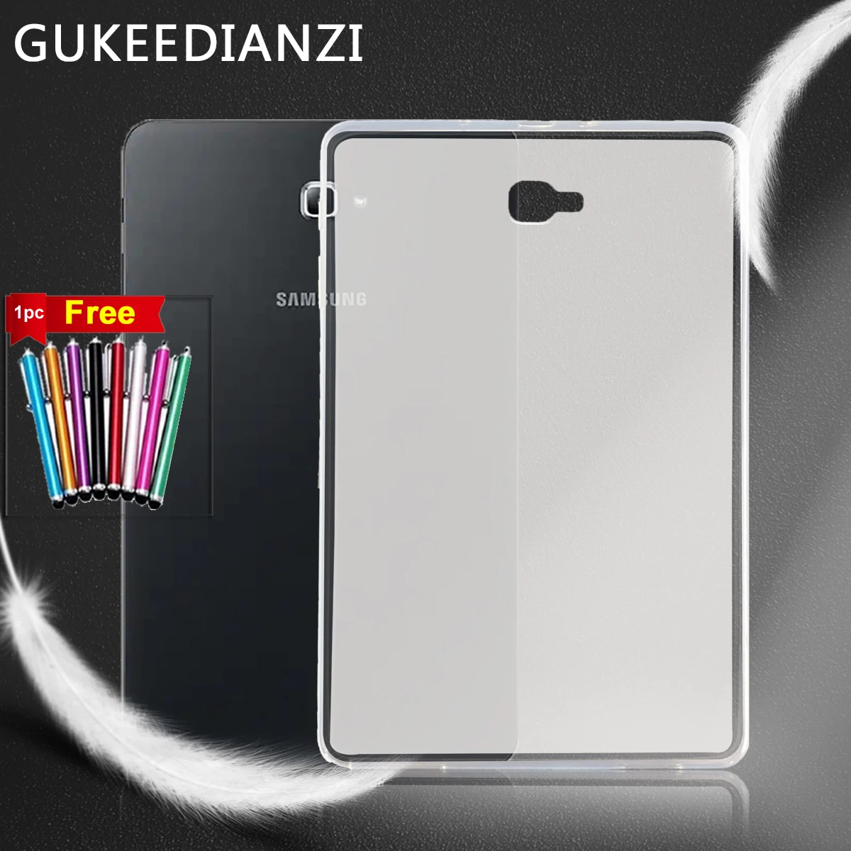 Мягкий чехол для Samsung Galaxy Tab 2 3 7/Tab A A2 A6 8 0 9 7 10 1 5 2016 2019 SM P580 T580 GT P5200 P5100 P3100 силиконовый