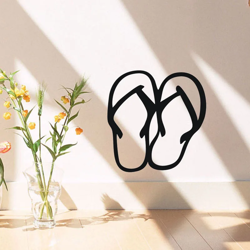 Flip Flops Wall Stickers Home Decor Hawaii Car Styling Decals
