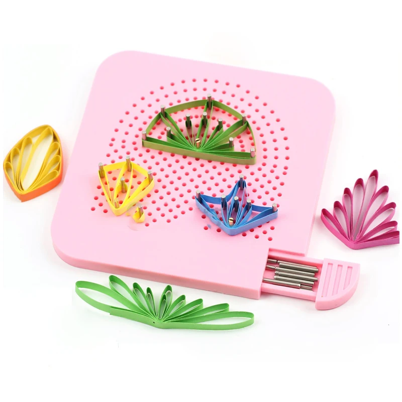 

New type Quilter's Grid Guide Paper Folding Crafting Paper Quilling Handmade Paper Craft DIY Paper Quilling Tool 105*105*8mm