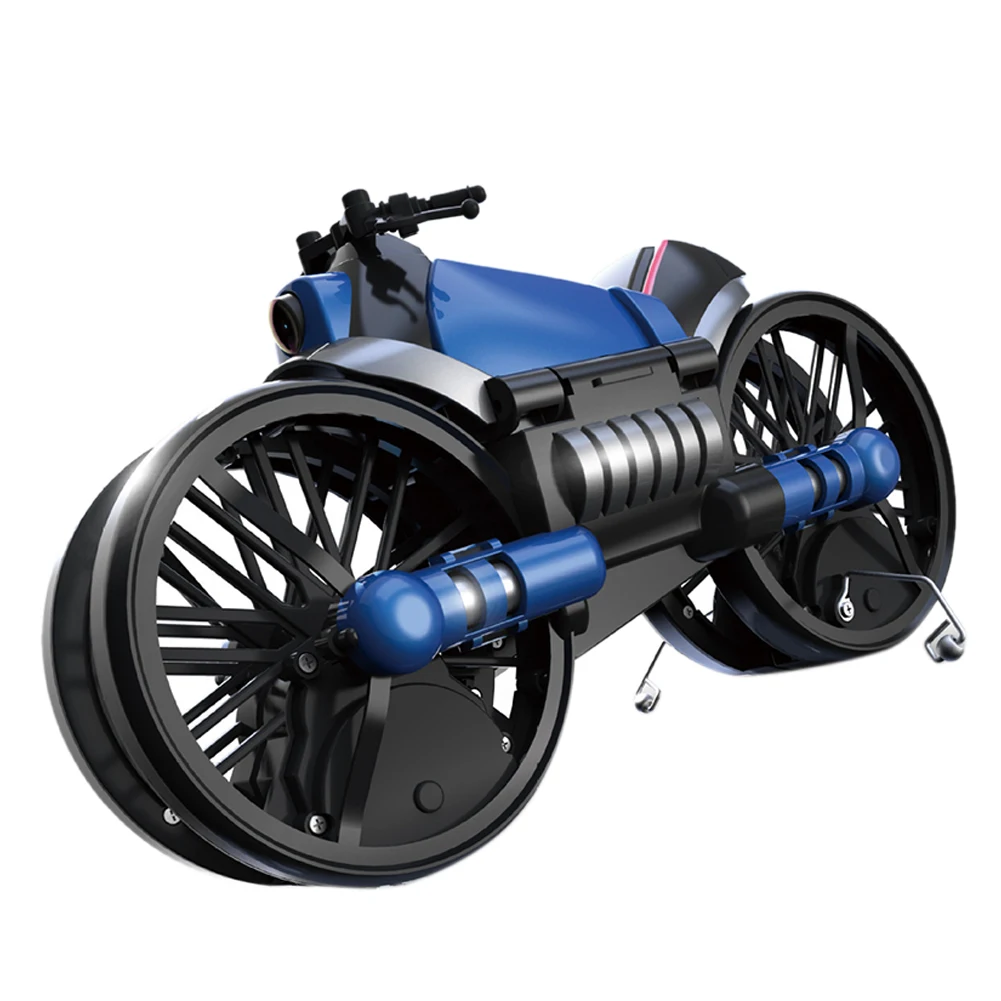 

2.4G Deformation Motorcycle Battery Powered Folding Practical RC Drone Beginners Headless Mode Kids Gift Four-Axis Easy Install