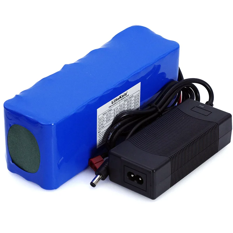2A Charger Lithium Battery Motorcycle Electric Car Bike 36V 10000mAh 500W BMS