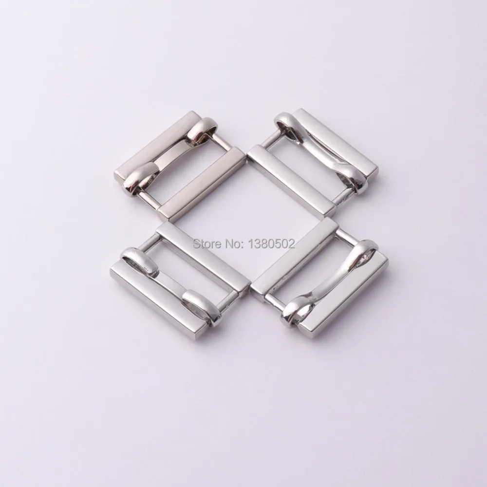 6pcs/lot 16mm metal Adjustable buckle for handbag backpack strap garment accessories in Buckles