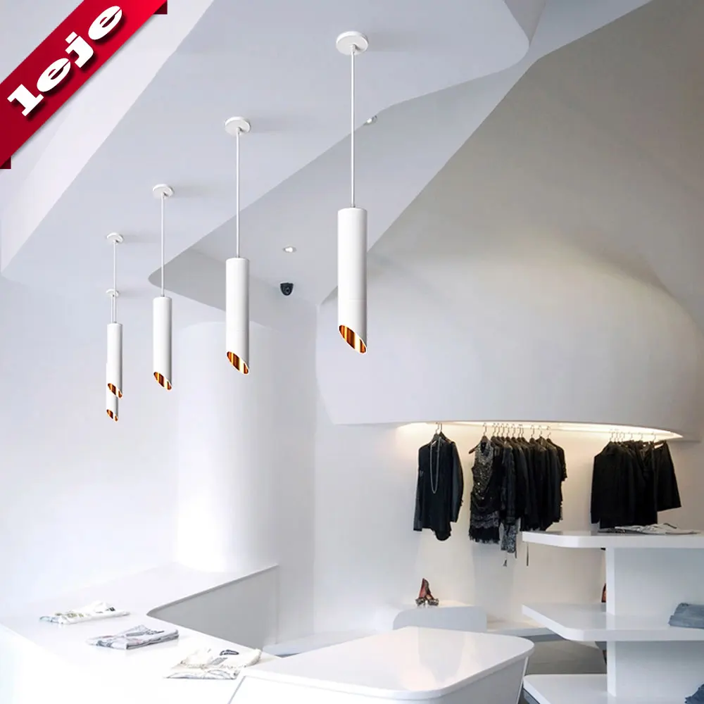 Preise Led Anhänger Lampe Lange Rohr licht GU10 7 watt Insel Esszimmer Shop Bar Zähler Dekoration Zylinder Rohr Anhänger Licht küche Lampe